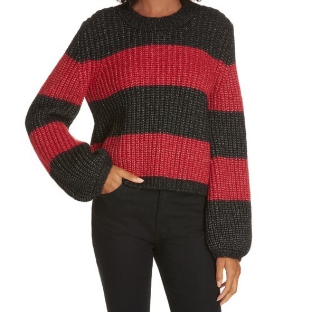 La Ligne Ballon Sleeve Sweater